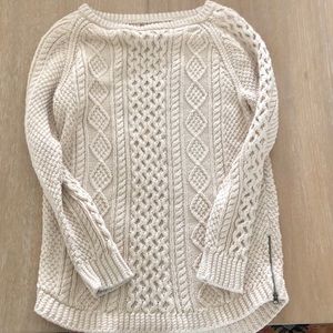 LL Bean Signature fisherman tunic sweater